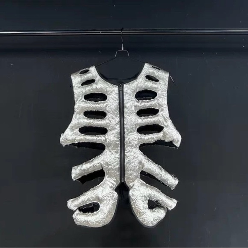 Men's Gray Sculptural Vest my own design